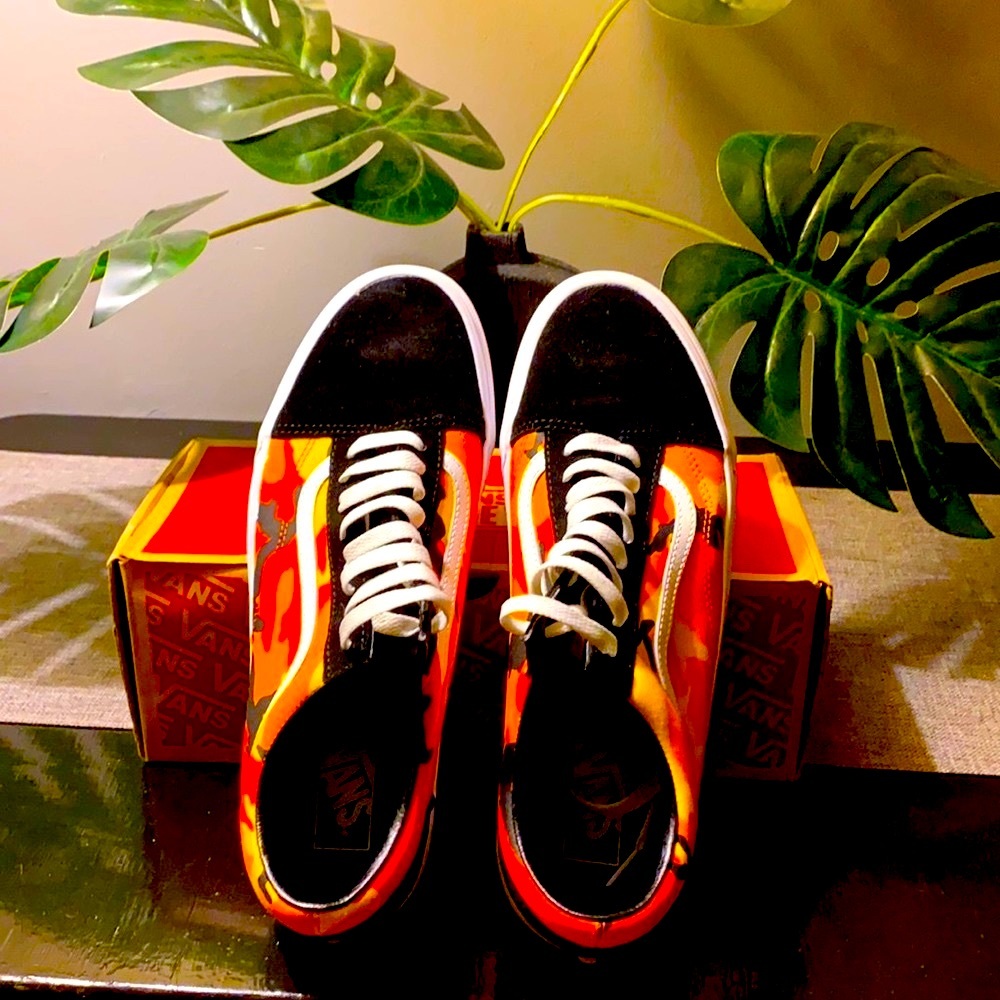 Men’s Vans Pop Camo Suede and Canvas